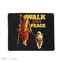  Walk For Peace Walking Monks And Aloka Dog Mousepad thumb 0