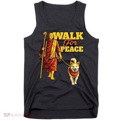  Walk For Peace Walking Monks And Aloka Dog Tank Top