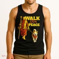  Walk For Peace Walking Monks And Aloka Dog Tank Top thumb 3