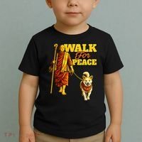  Walk For Peace Walking Monks And Aloka Dog Toddler T-Shirt thumb 2