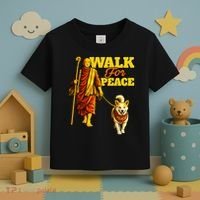  Walk For Peace Walking Monks And Aloka Dog Toddler T-Shirt thumb 3