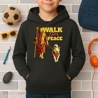  Walk For Peace Walking Monks And Aloka Dog Kids Hoodie thumb 2