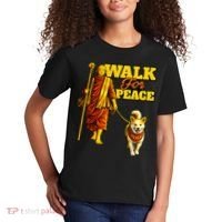  Walk For Peace Walking Monks And Aloka Dog Kids T-Shirt thumb 2