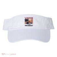 Wanted For President Donald Trump American Flag Visor thumb 0