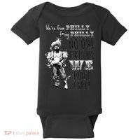 We're From Philly No One Likes Us We Don't Care Baby Bodysuit thumb 0