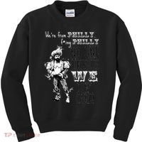 We're From Philly No One Likes Us We Don't Care Kids Sweatshirt thumb 0