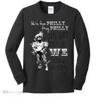 We're From Philly No One Likes Us We Don't Care Kids Long Sleeve Shirt thumb 0