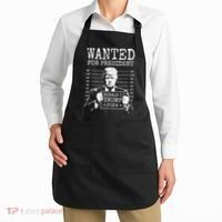 Wanted For President Donald Trump 2024 Mugshot Apron thumb 2