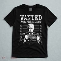 Wanted For President Donald Trump 2024 Mugshot T-Shirt thumb 5
