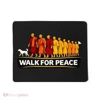 Walk For Peace Walking Monks Minimalist  Mousepad thumb 0