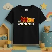 Walk For Peace Walking Monks Minimalist  Toddler T-Shirt thumb 3