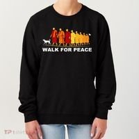 Walk For Peace Monks Tribute Women's Sweatshirt thumb 0
