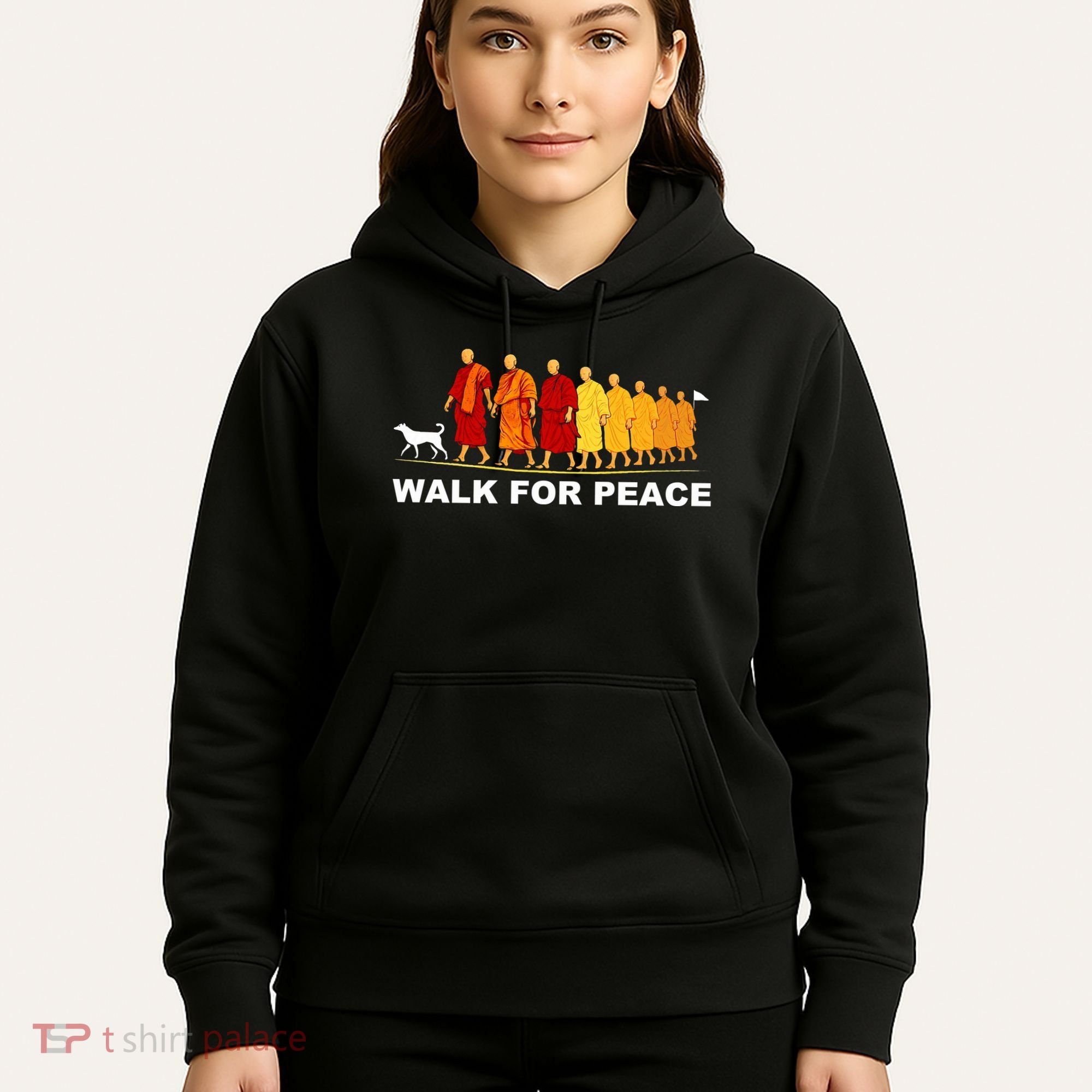 Walk For Peace Monks Tribute Hoodie