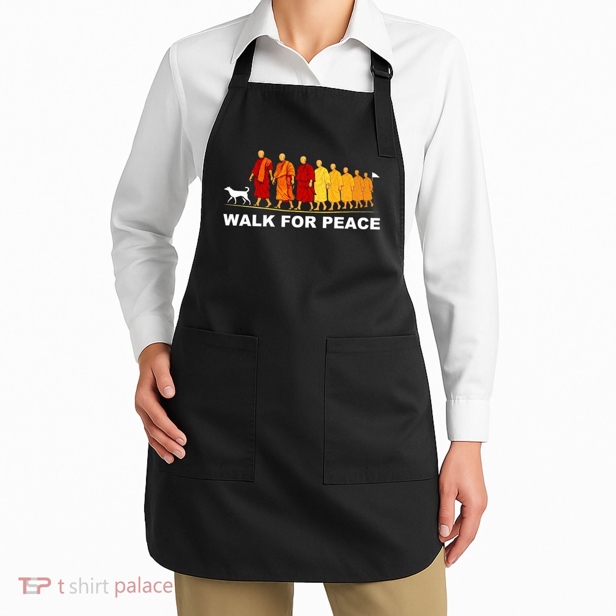 Walk For Peace Monks Tribute Apron