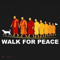 Walk For Peace Monks Tribute Apron thumb 3