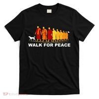 Walk For Peace Monks Tribute T-Shirt thumb 0