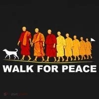 Walk For Peace Monks Tribute Bucket Hat thumb 4