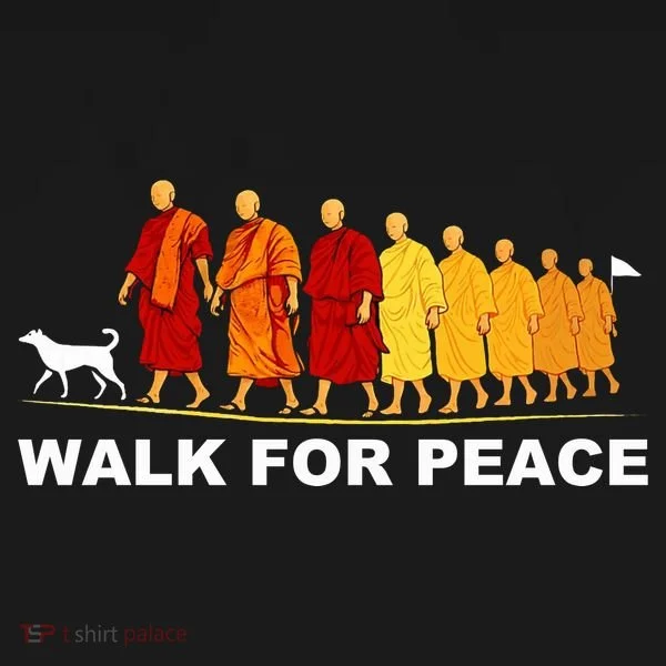 Walk For Peace Monks Tribute Bucket Hat