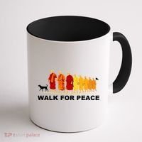 Walk For Peace Monks Tribute Coffee Mug thumb 1