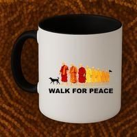Walk For Peace Monks Tribute Coffee Mug thumb 2