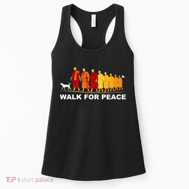 Walk For Peace Monks Tribute Women's Tank Top