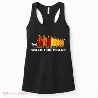 Walk For Peace Monks Tribute Women's Tank Top thumb 0