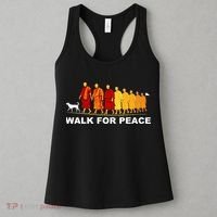 Walk For Peace Monks Tribute Women's Tank Top thumb 3