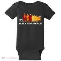 Walk For Peace Monks Tribute Baby Bodysuit thumb 0
