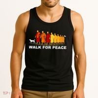 Walk For Peace Monks Tribute Tank Top thumb 3