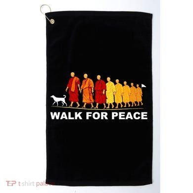 Walk For Peace Monks Tribute Golf Towel