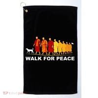 Walk For Peace Monks Tribute Golf Towel thumb 0