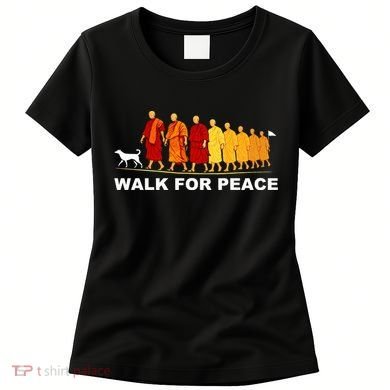 Walk For Peace Monks Tribute Women's T-Shirt