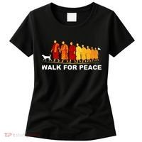 Walk For Peace Monks Tribute Women's T-Shirt thumb 0