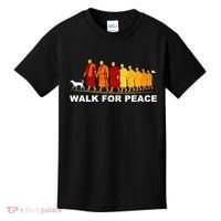 Walk For Peace Monks Tribute Kids T-Shirt thumb 0