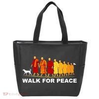 Walk For Peace Monks Tribute Tote Bag thumb 0