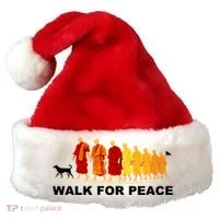 Walk For Peace Monks Tribute Santa Hat thumb 0