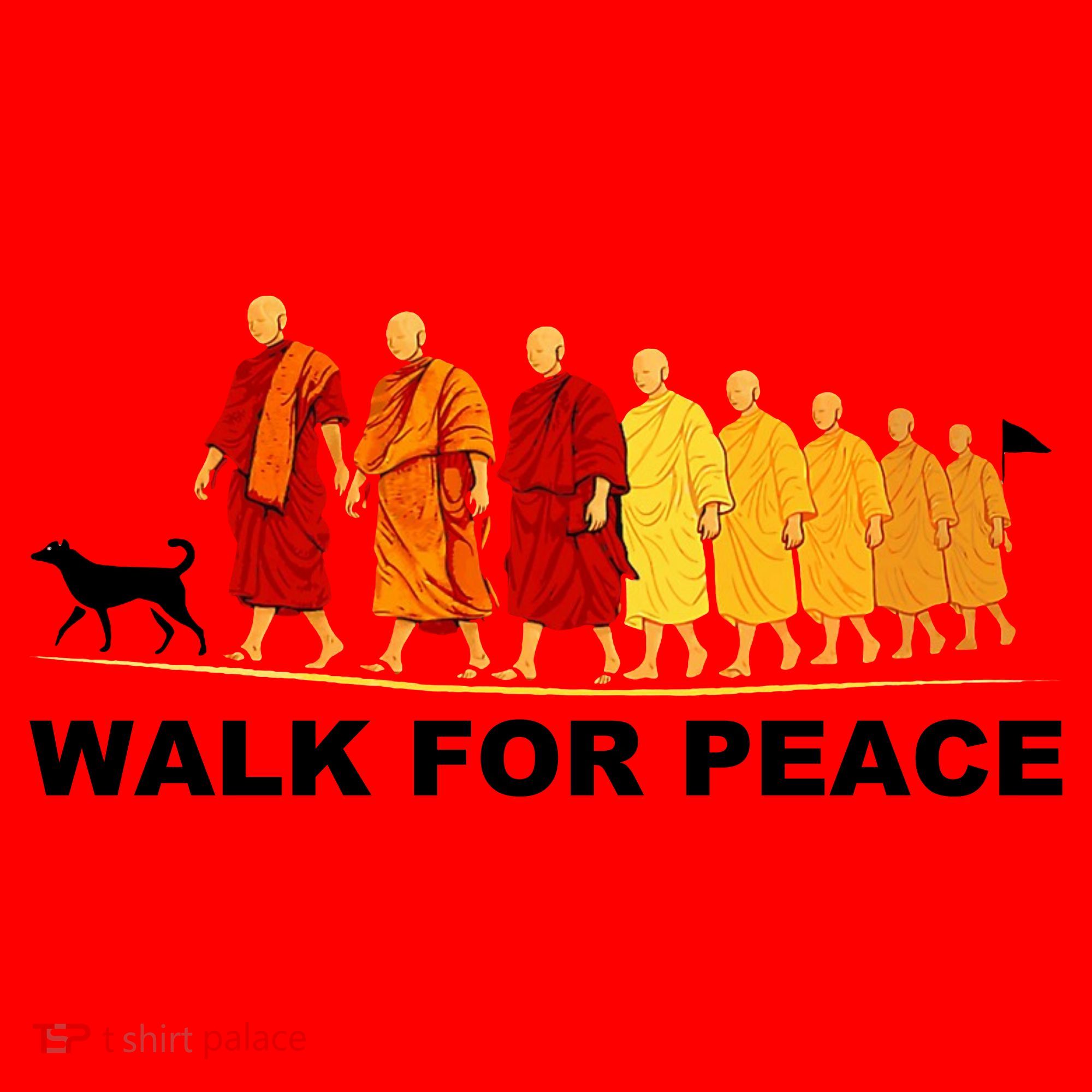 Walk For Peace Monks Tribute Santa Hat