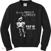 Were From P.H.I.L.L.Y No One Likes Us We Dont Care Kids Sweatshirt thumb 0