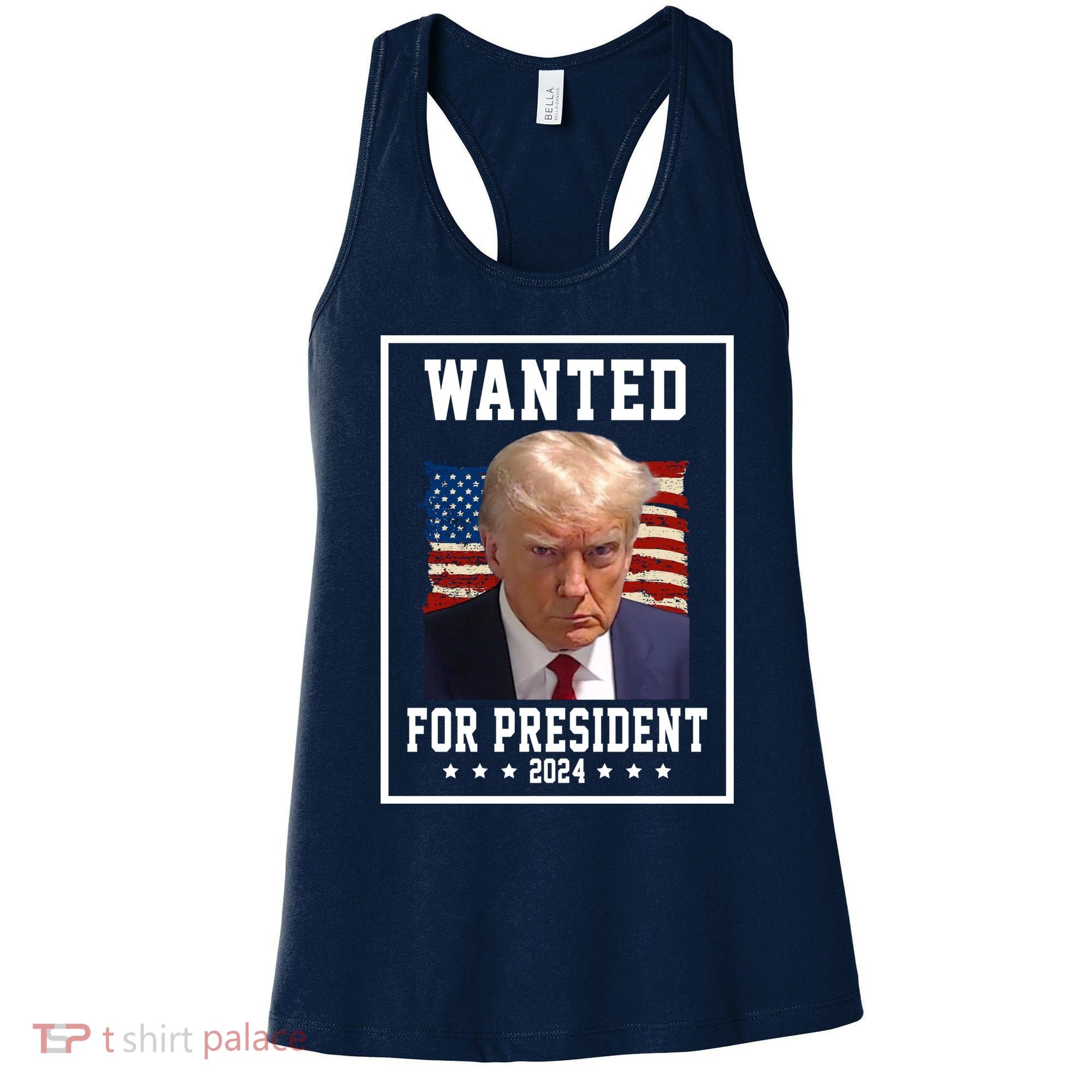 Wanted For President 2024 USA Donald Trump Women's Tank Top