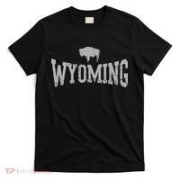 Wyoming Flag Retro Home State Vintage Distressed T-Shirt thumb 0