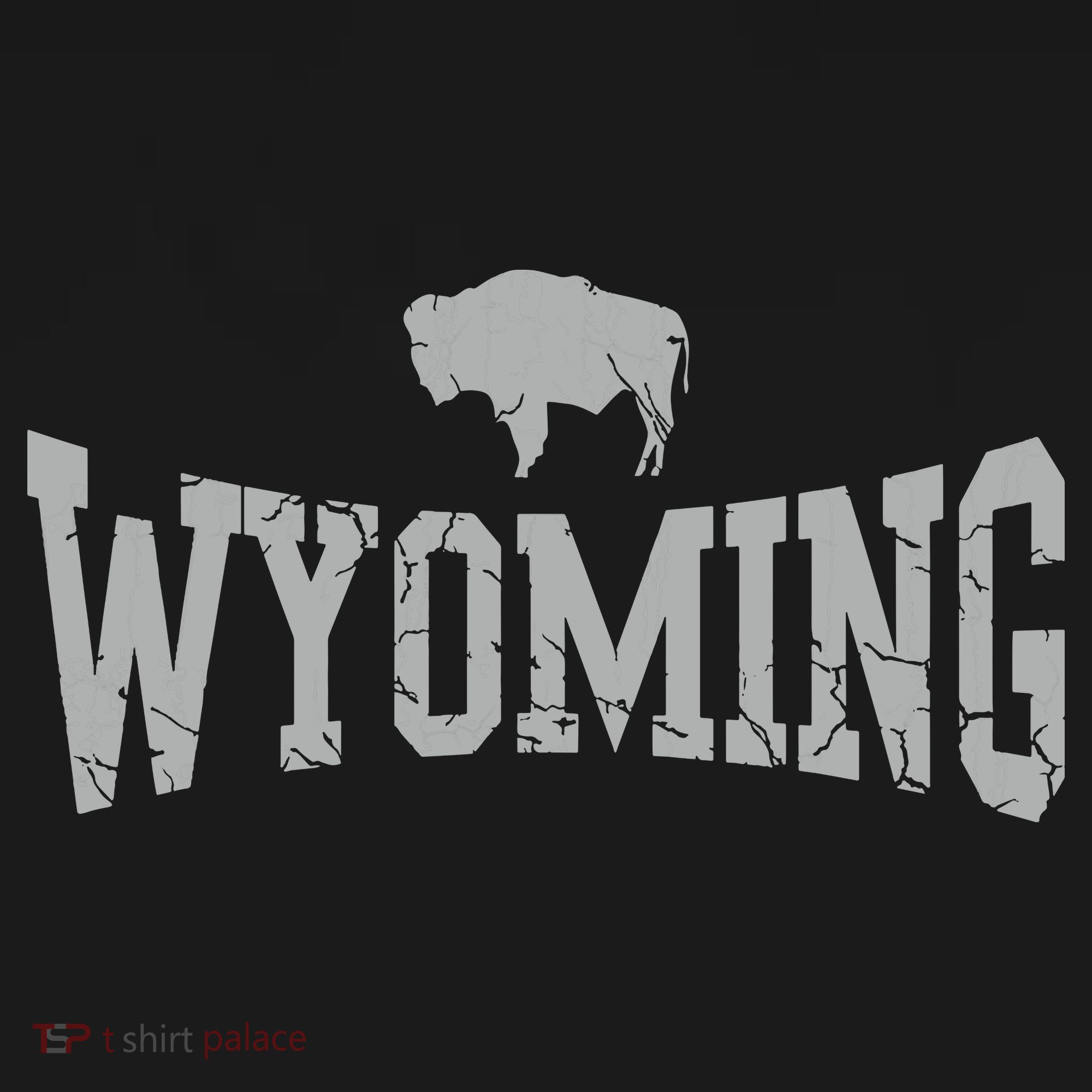 Wyoming Flag Retro Home State Vintage Distressed T-Shirt