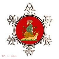 Whimsical Frog Riding Snail With Mushroom Ornament thumb 0