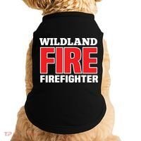 Wildland Fire Rescue Department Firefighters Firemen Uniform Doggie Tank thumb 0