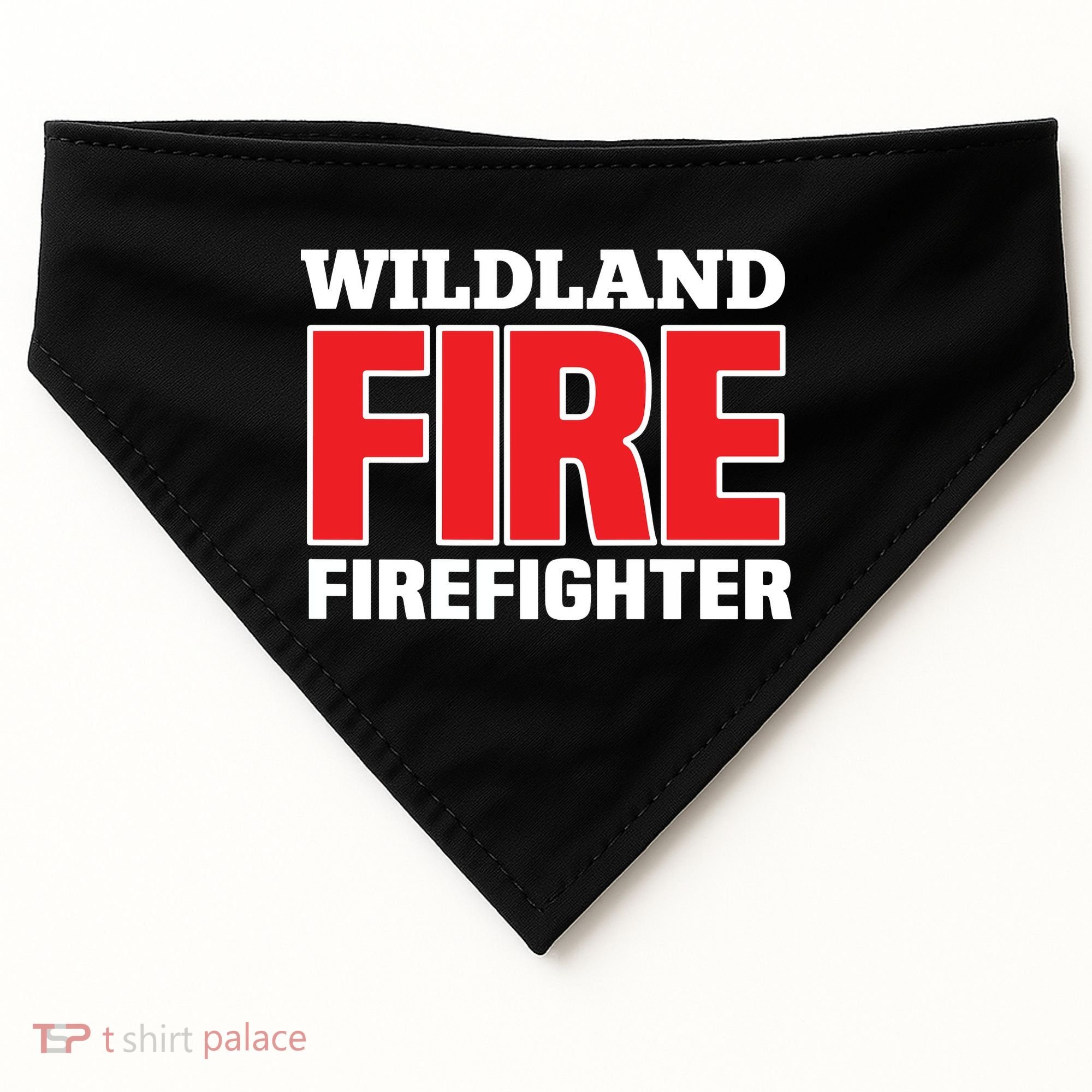 Wildland Fire Rescue Department Firefighters Firemen Uniform USA-Made Doggie Bandana