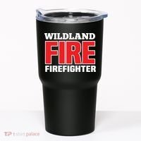 Wildland Fire Rescue Department Firefighters Firemen Uniform Tumbler thumb 0