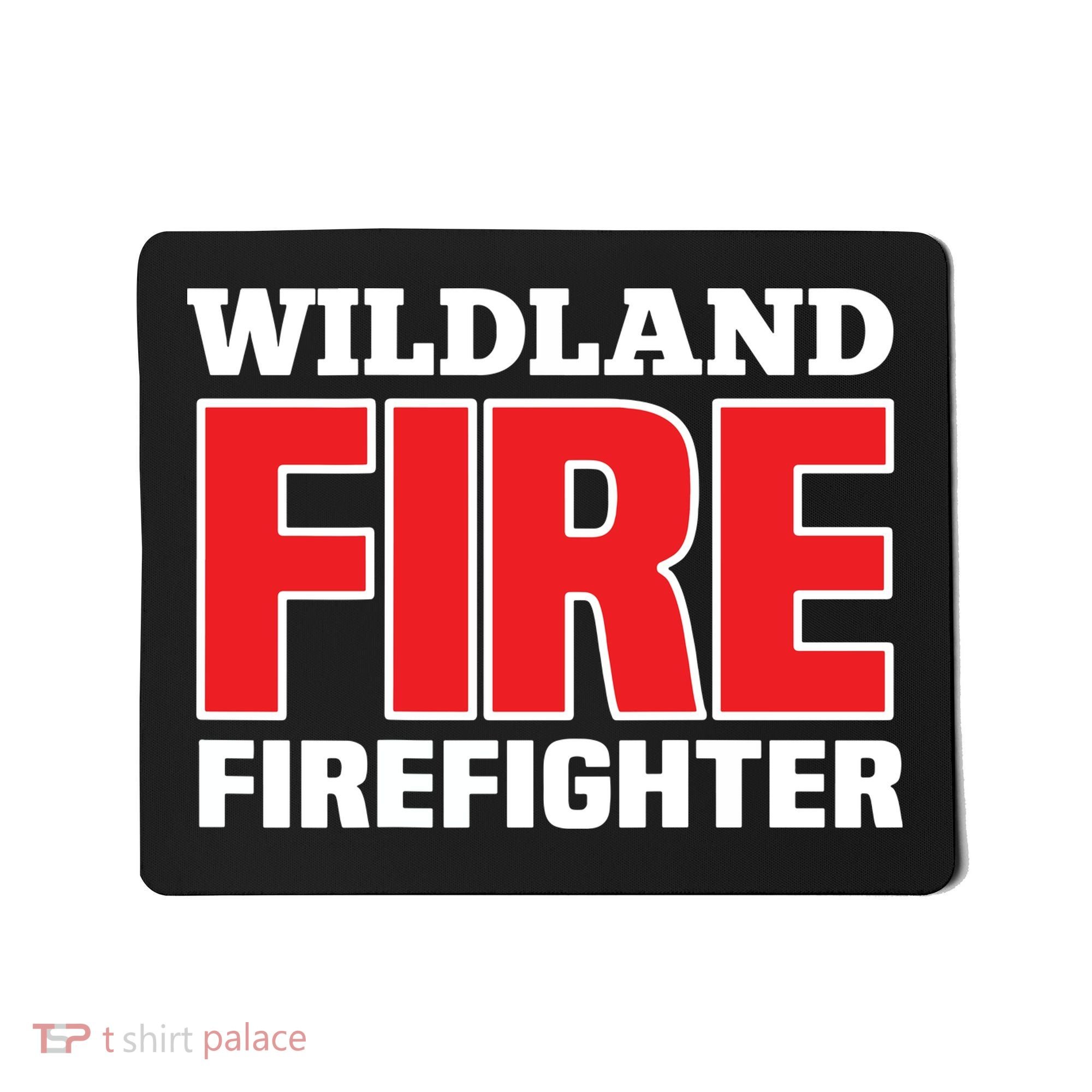 Wildland Fire Rescue Department Firefighters Firemen Uniform Mousepad