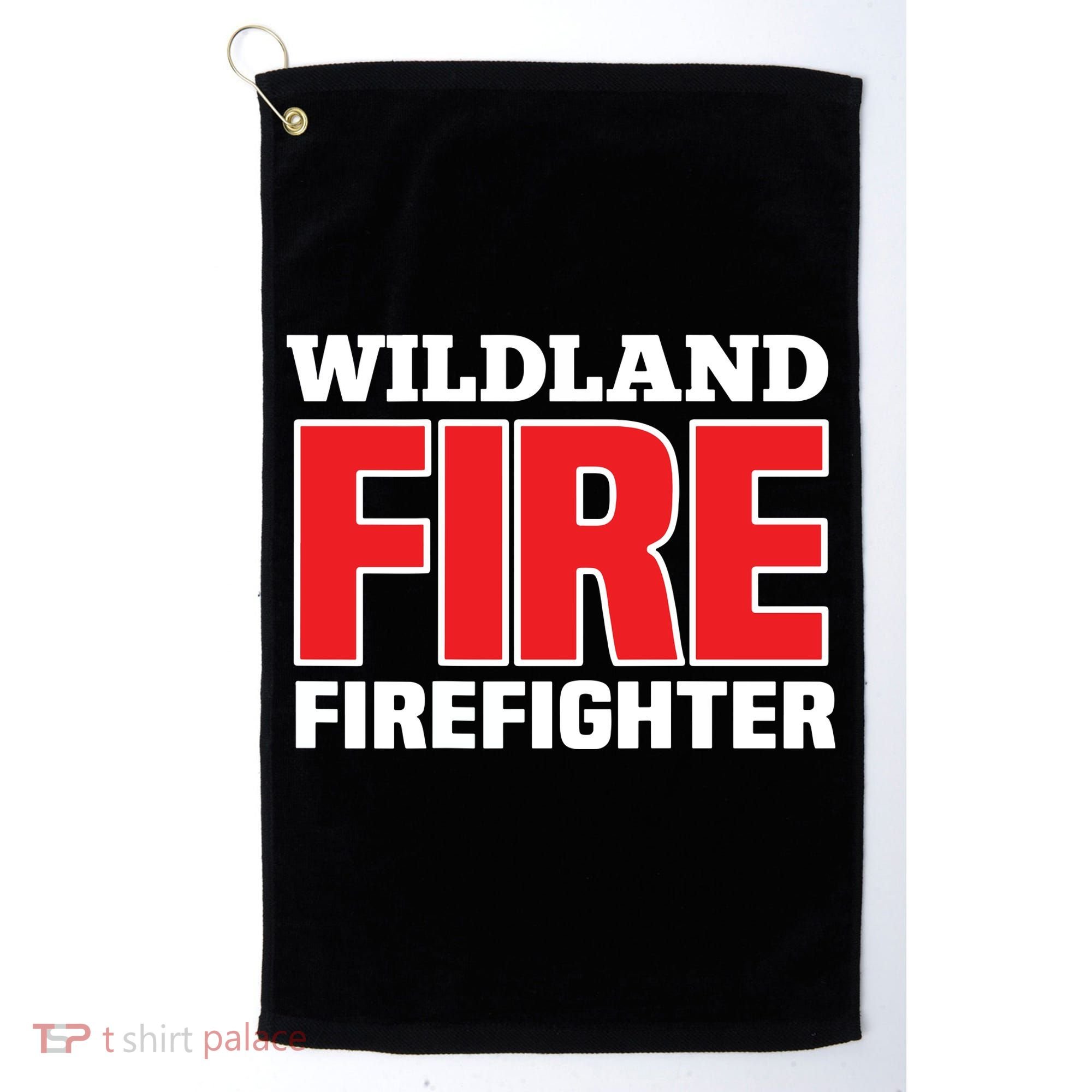 Wildland Fire Rescue Department Firefighters Firemen Uniform Golf Towel