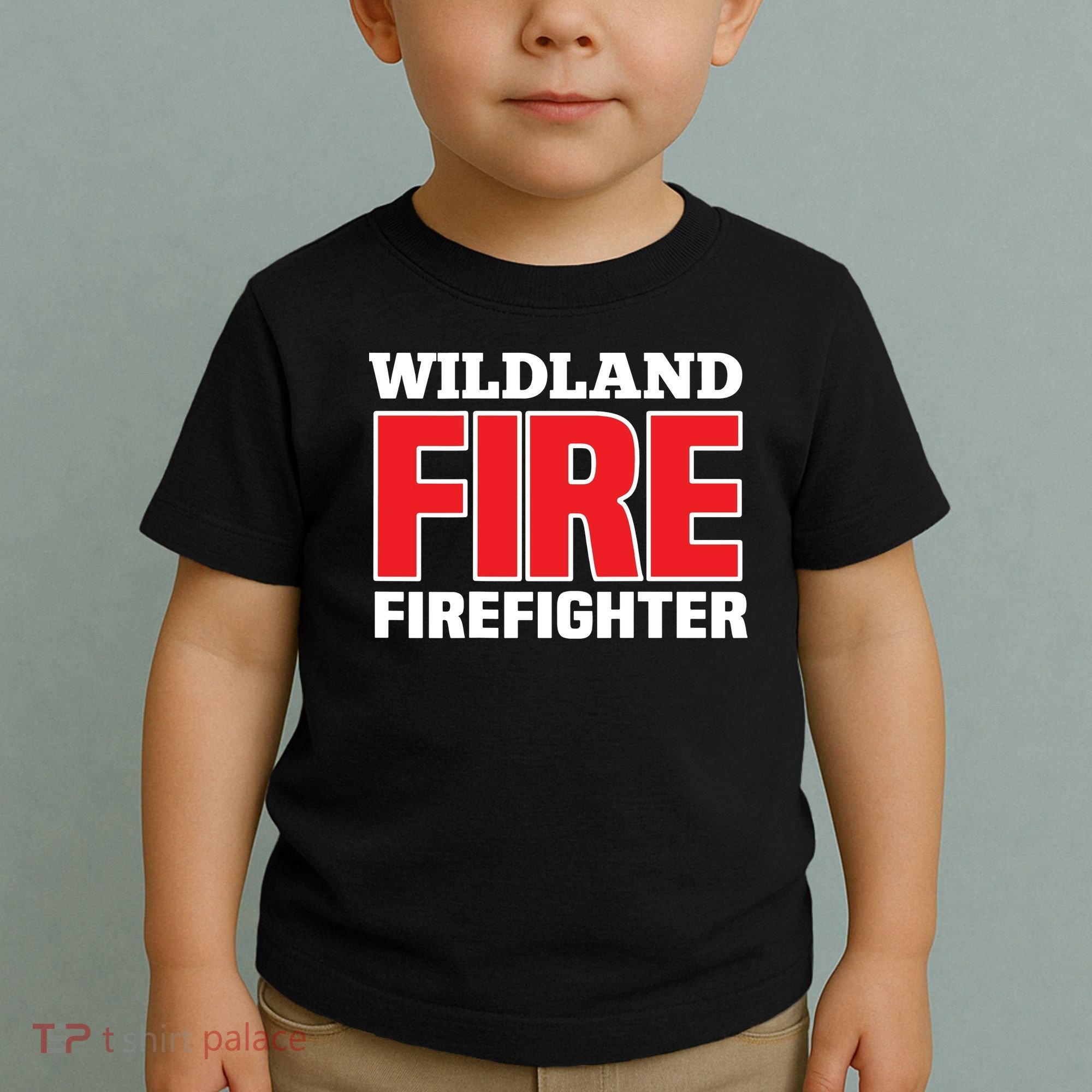 Wildland Fire Rescue Department Firefighters Firemen Uniform Toddler T-Shirt