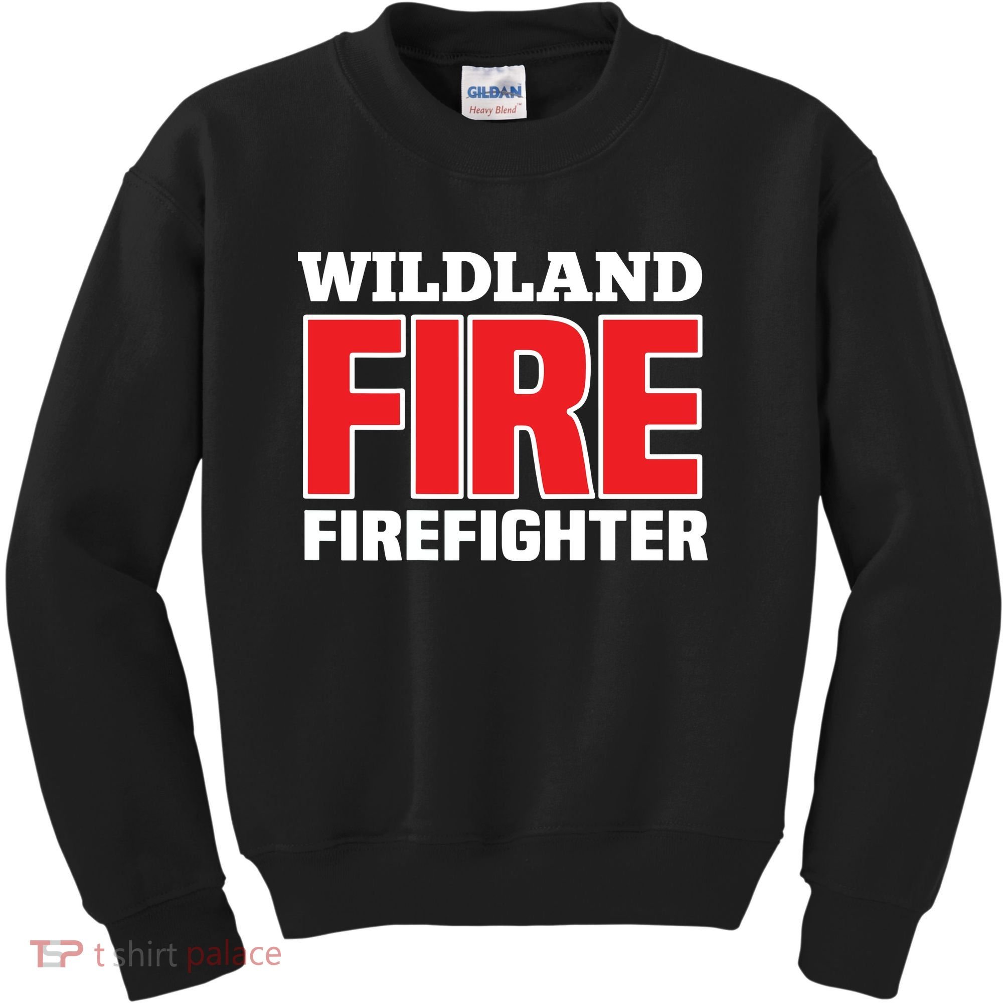 Wildland Fire Rescue Department Firefighters Firemen Uniform Kids Sweatshirt