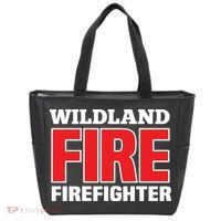 Wildland Fire Rescue Department Firefighters Firemen Uniform Tote Bag thumb 0